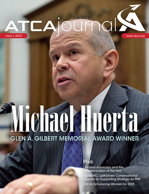 Cover photo of the latest issue of The Journal of Air Traffic Control